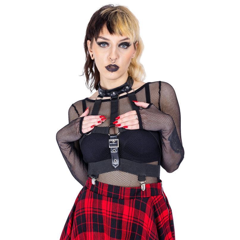 Heartless Elrene Skirt | Red Check