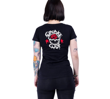 Cupcake Cult Free Pandas T-Shirt | Black