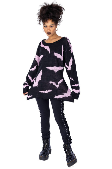 Heartless Rule The Night Jumper | Pink / Black