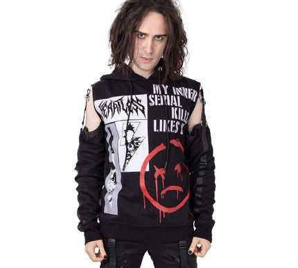 Heartless My Inner Killer Unisex Hood | Black