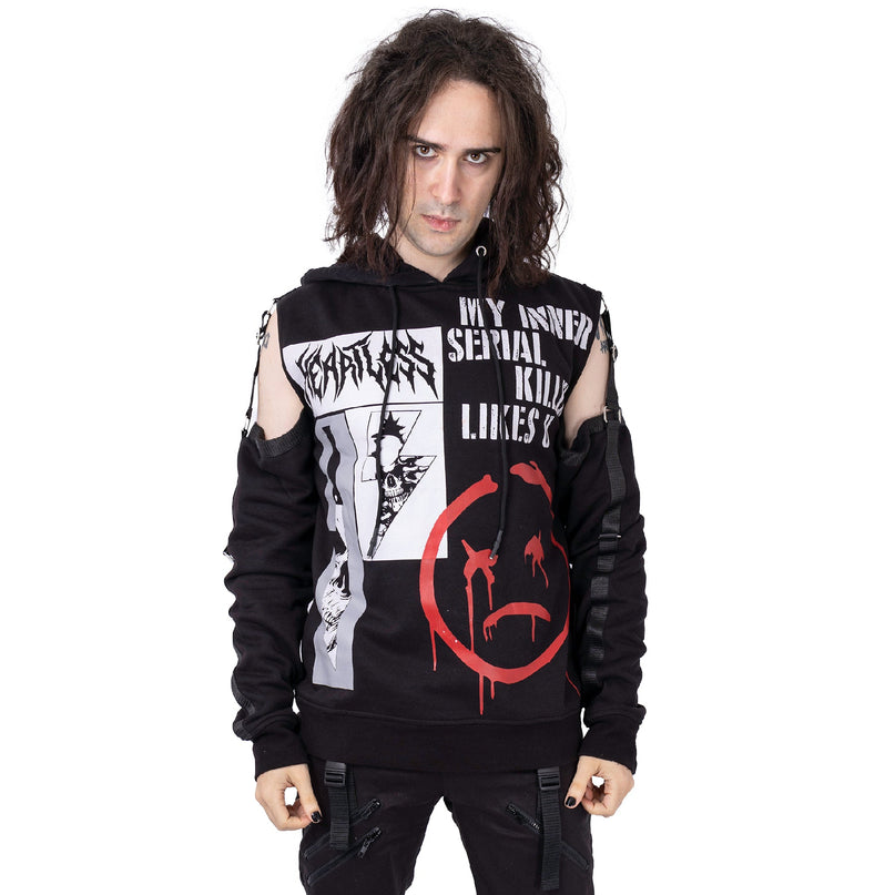 Heartless My Inner Killer Unisex Hood | Black