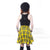Chemical Black Branwen Pinafore | Yellow Tartan