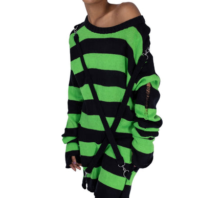 Heartless Oriana jumper | Green / Black