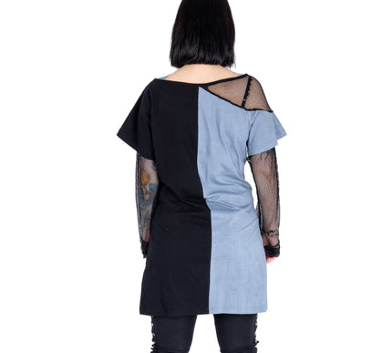 Vixxsin Veda Top | Black / grey