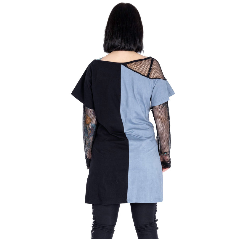 Vixxsin Veda Top | Black / grey