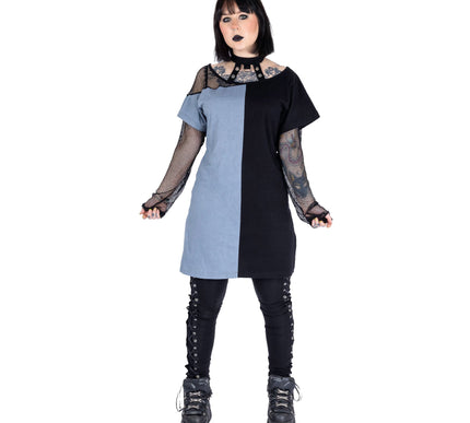 Vixxsin Veda Top | Black / grey