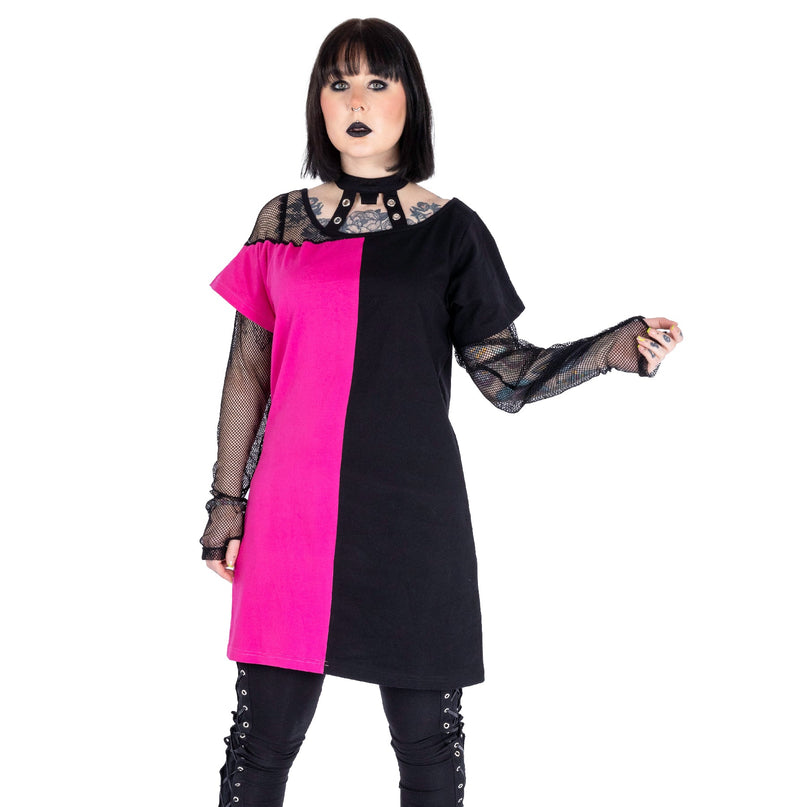 Vixxsin Veda Top | Pink / Black