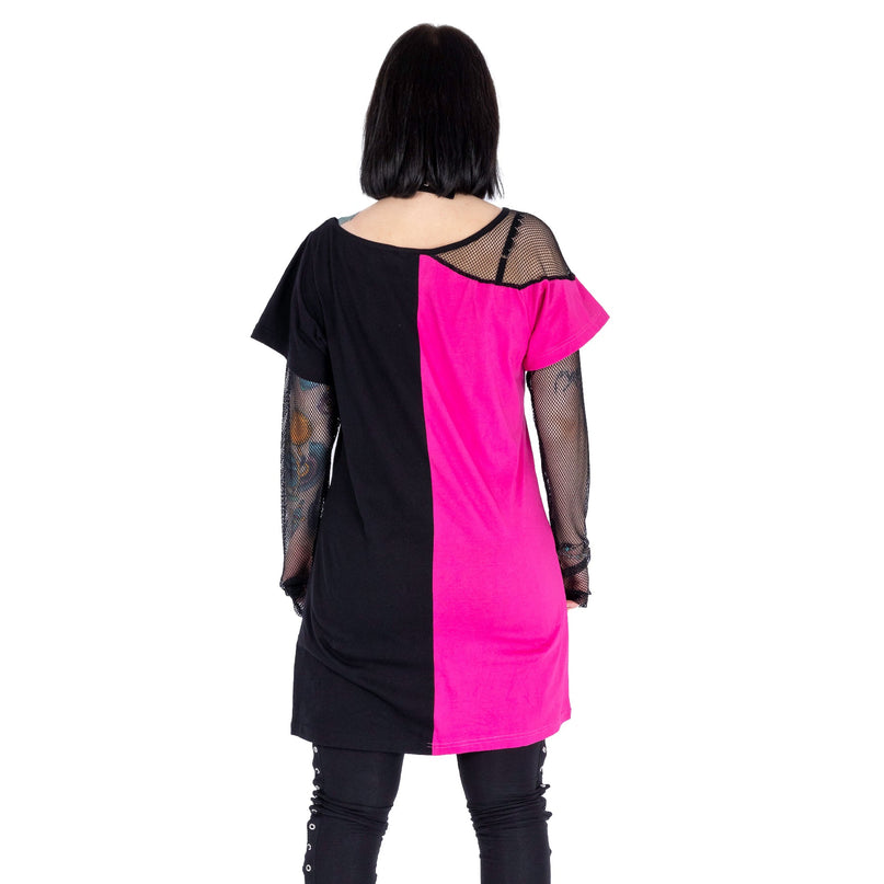 Vixxsin Veda Top | Pink / Black