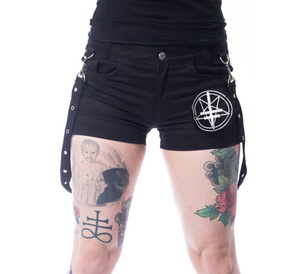 Heartless Pentacult Shorts | Black