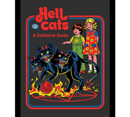 Steven Rhodes Hell Cats Framed Print