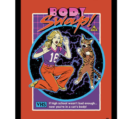 Steven Rhodes Body Swap Framed Print