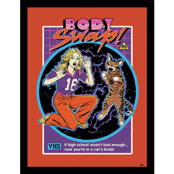 Steven Rhodes Body Swap Framed Print