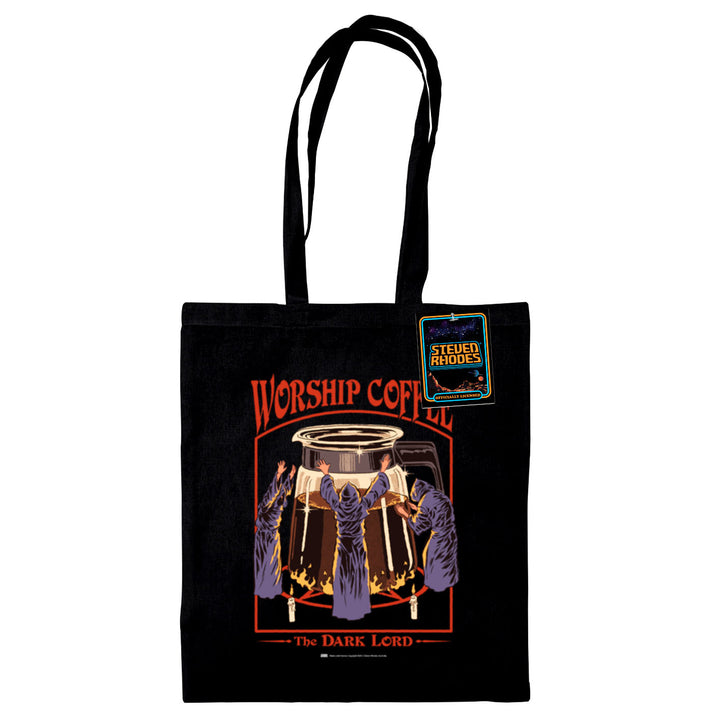 Steven Rhodes Tote Bag Worship Coffee
