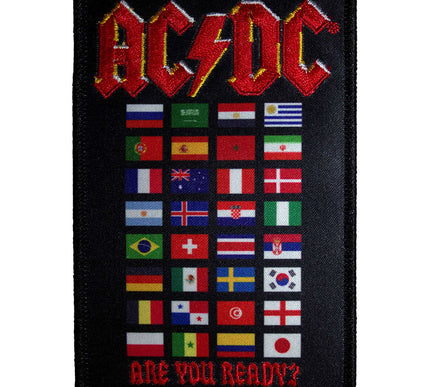 AC/DC Standard Patch | Are You Ready? Flags