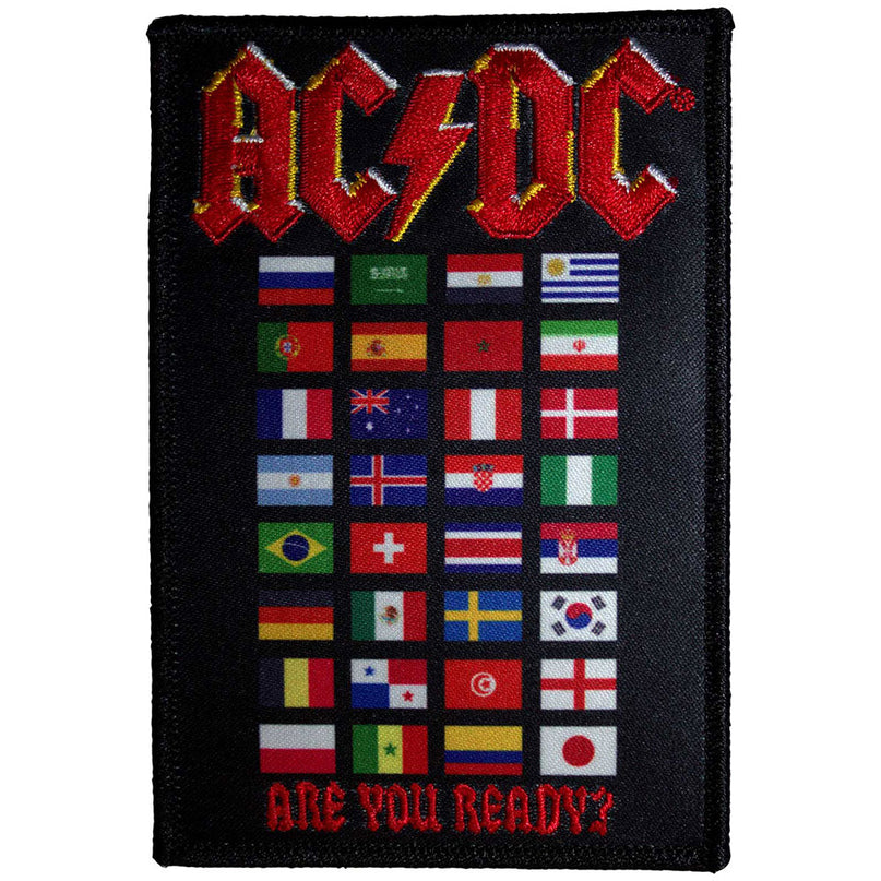 AC/DC Standard Patch | Are You Ready? Flags