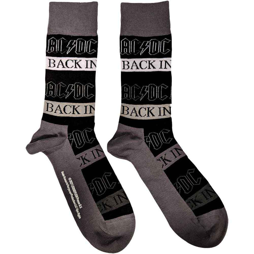 AC/DC Socks | Back In Black