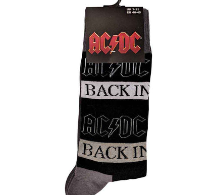 AC/DC Socks | Back In Black
