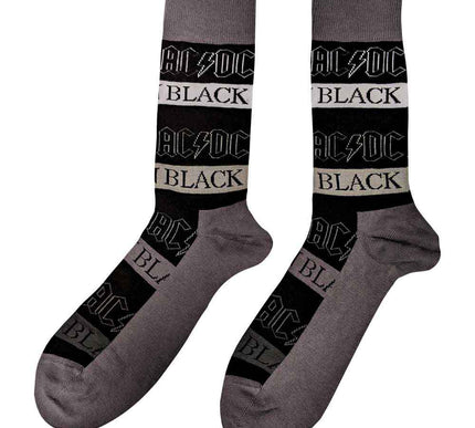 AC/DC Socks | Back In Black