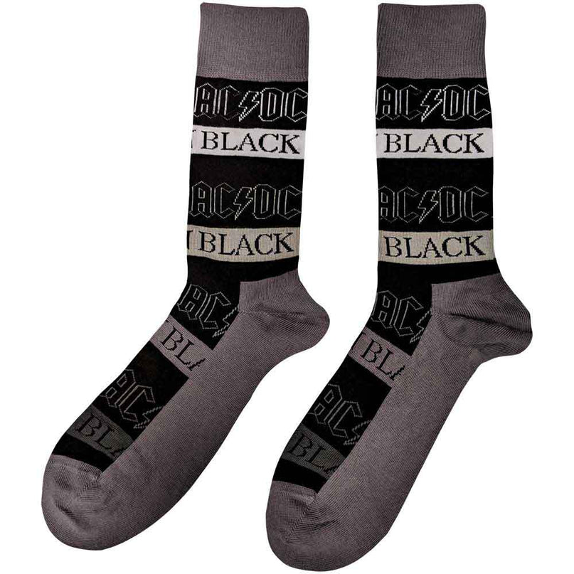 AC/DC Socks | Back In Black