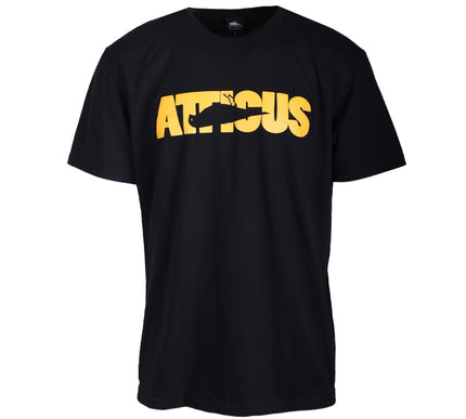 Atticus Front T-Shirt | Black