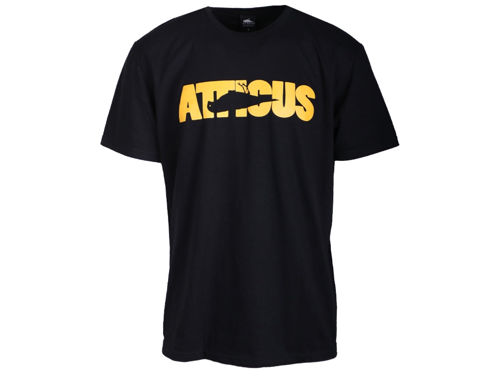 Atticus Front T-Shirt | Black