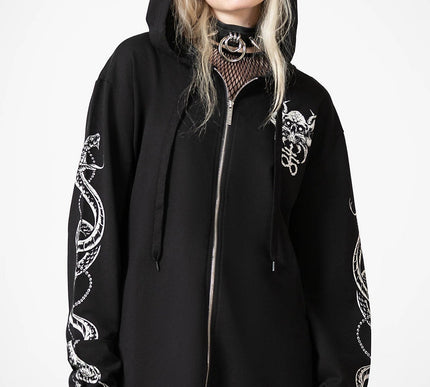 Killstar Anders Zip-Up Hoodie