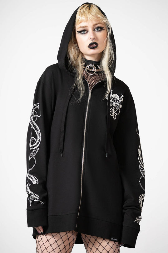 Killstar Anders Zip-Up Hoodie
