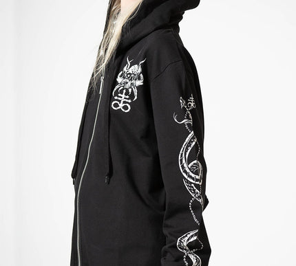 Killstar Anders Zip-Up Hoodie