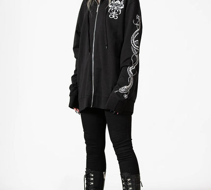 Killstar Anders Zip-Up Hoodie