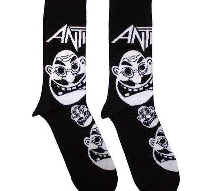 Anthrax Socks | Faces Pattern