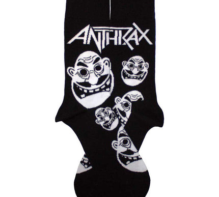 Anthrax Socks | Faces Pattern