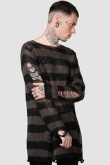 Killstar Ash Distress Knit Sweater