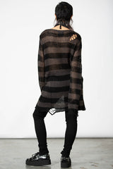 Killstar Ash Distress Knit Sweater