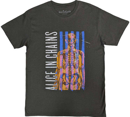 Alice In Chains T-Shirt  | Charcoal Skeletal