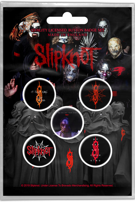 Slipknot Button Badges | We Are Not Your Kind