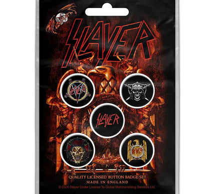 Slayer Eagle Button Badge Pack