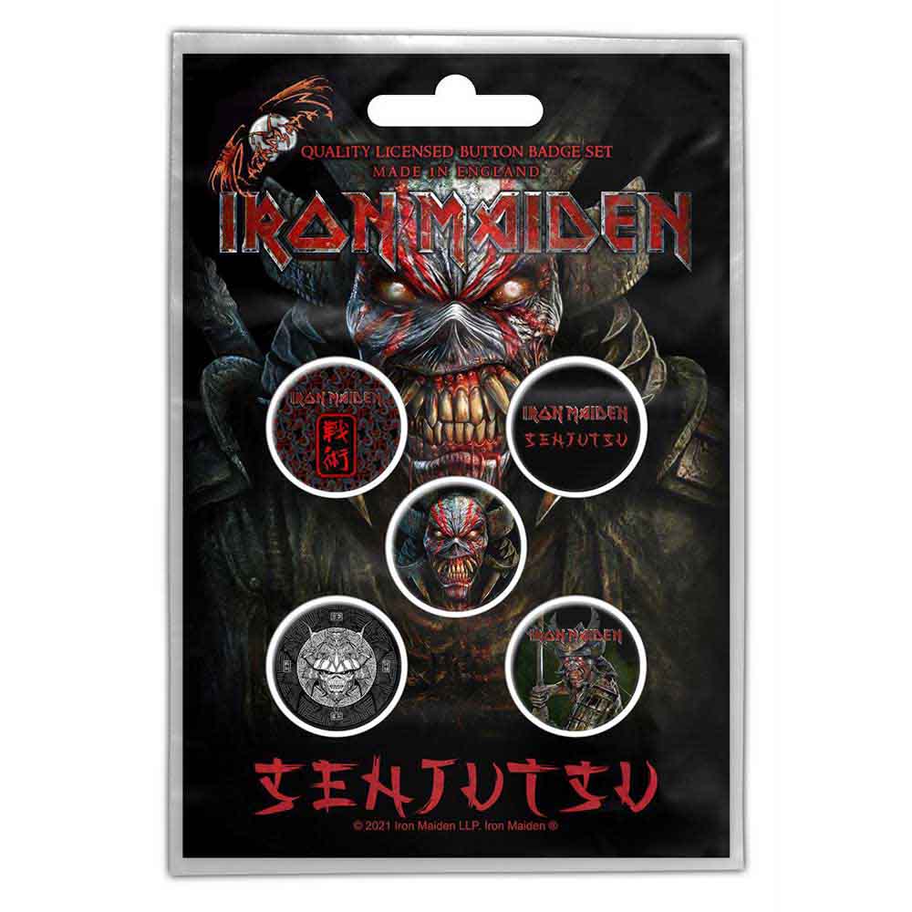 Iron Maiden Button Badges | Senjutsu