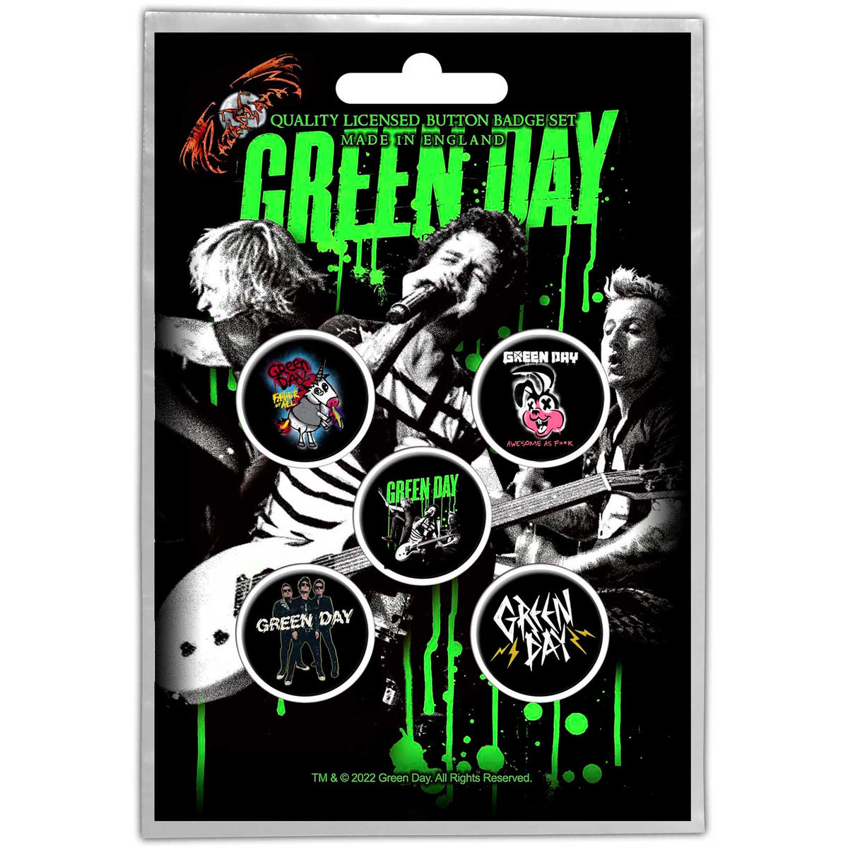 Green Day Revolution Button Badge Pack
