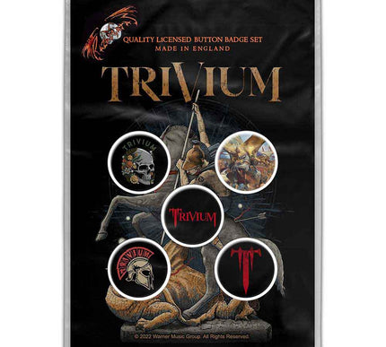 Trivium In The Court Of The Dragon Button Badge Pack