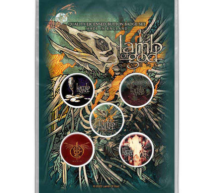 Lamb Of God Button Badges | Omens