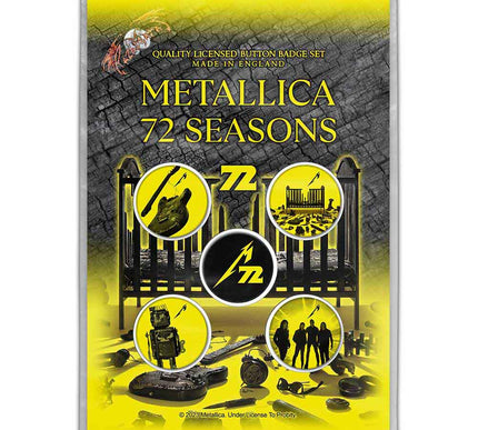 Metallica Button Badges | 72 Seasons