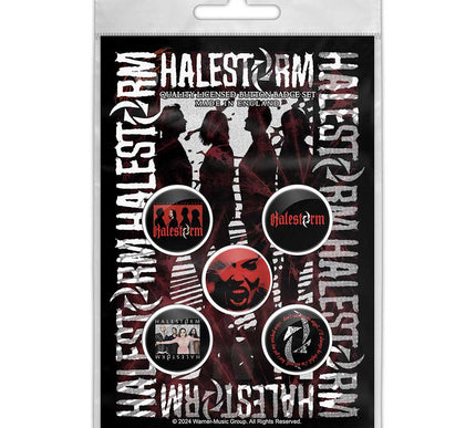 Halestorm Portrait Button Badge Pack