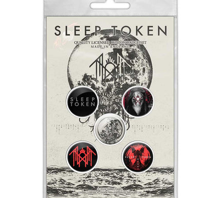Sleep Token Take Me Back To Eden Button Badge Pack