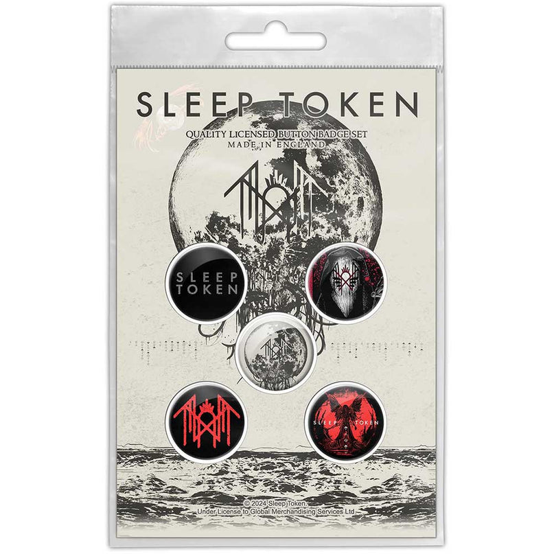 Sleep Token Take Me Back To Eden Button Badge Pack