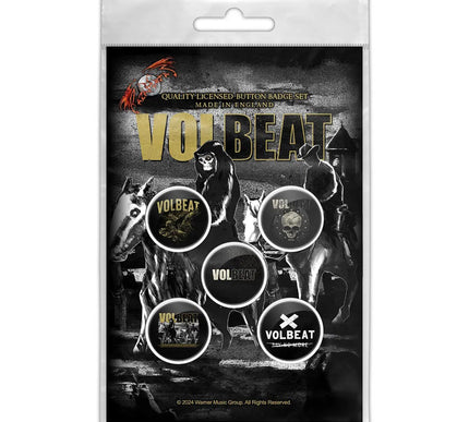 Volbeat Outlaw Gentlemen Button Badge Pack