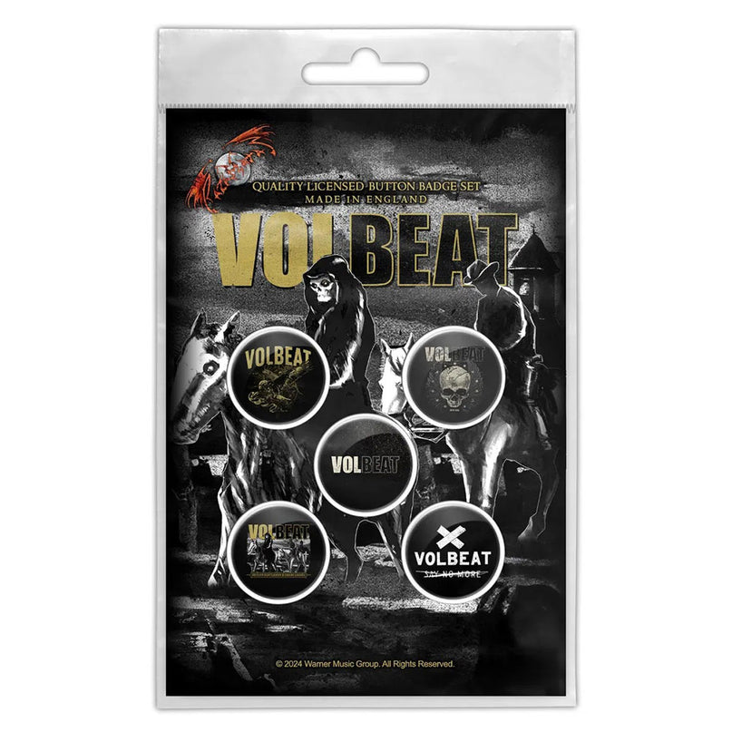 Volbeat Outlaw Gentlemen Button Badge Pack