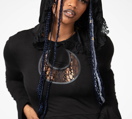 Killstar Besome Hooded Maxi Dress