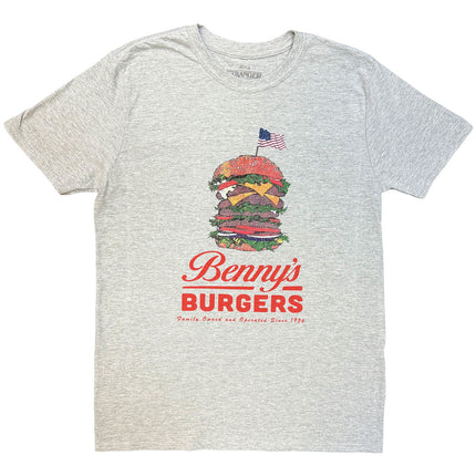 Stranger Things Unisex T-Shirt | Bennys Burger (Grey)