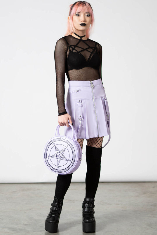 Killstar Blaire B*tch Mini Skirt | PASTEL LILAC