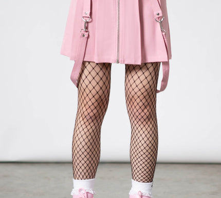 Killstar Blaire B*tch Mini Skirt | Pastel Pink